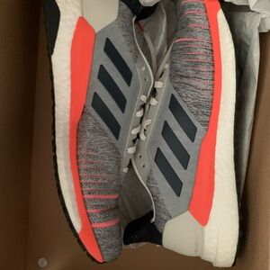 Adidas Solar Glide Boost White/Legend Ink/Orange D97080 Brand NEW MEN'S SIZE 12